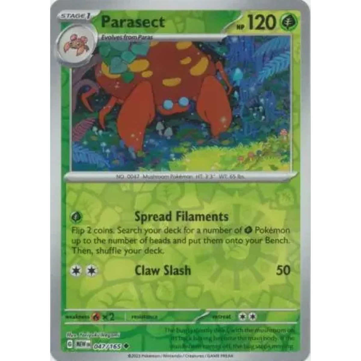 MEW 047 - Parasect Reverse