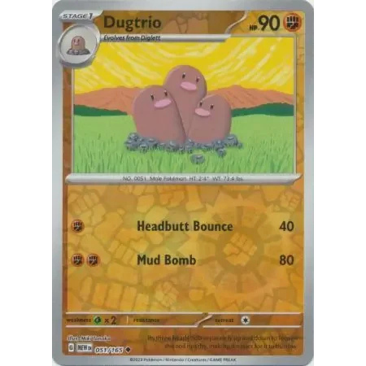 MEW 051 - Dugtrio Reverse