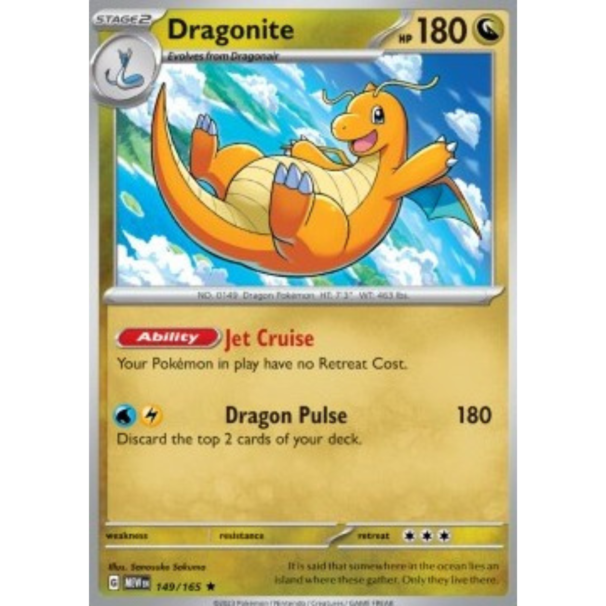 MEW 149 - Dragonite Holo