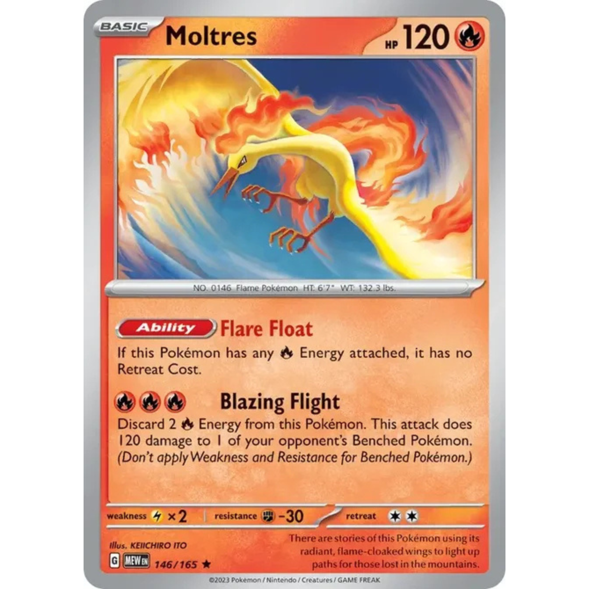 MEW 146 - Moltres Holo