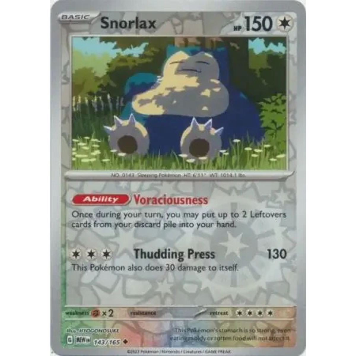 MEW 143 - Snorlax Reverse