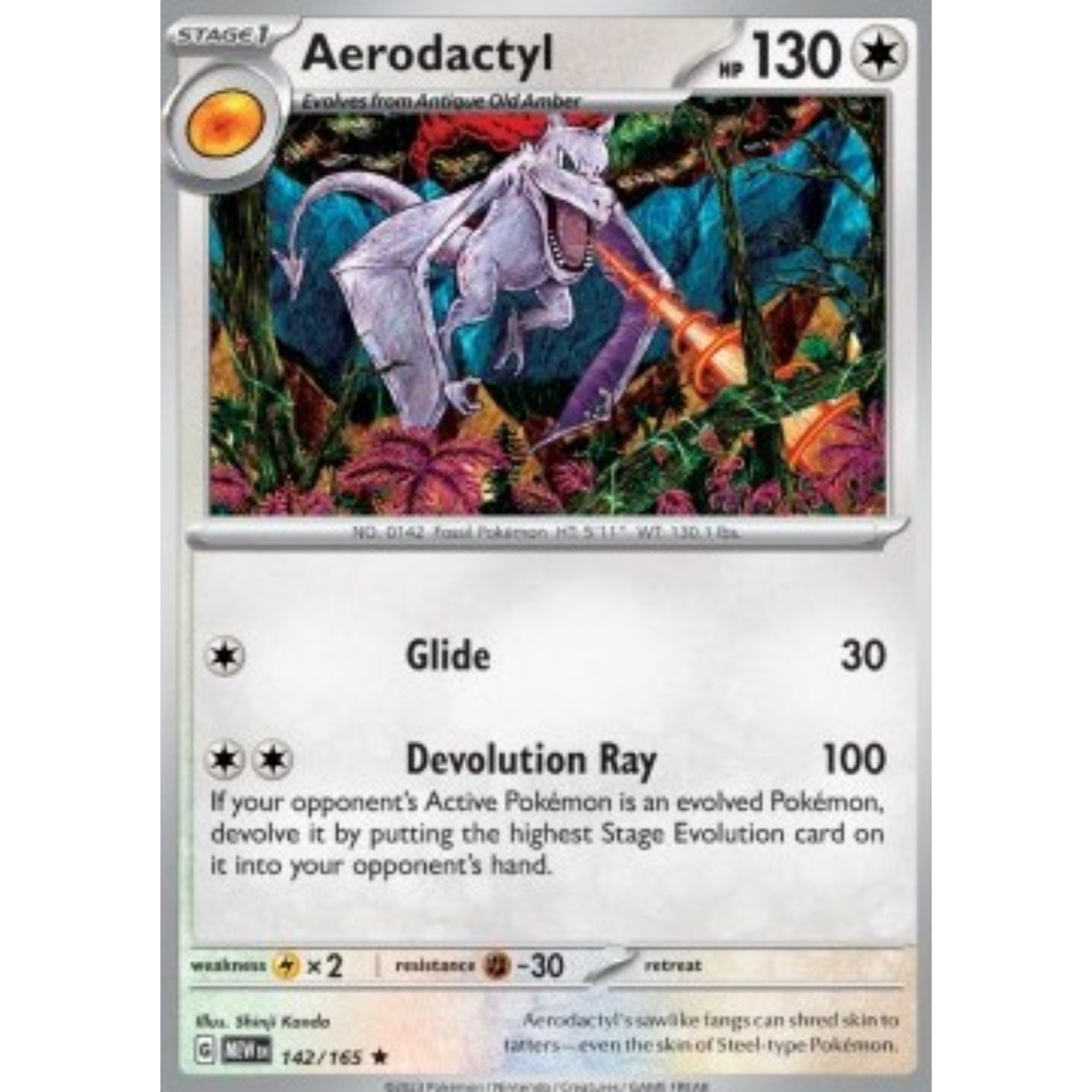 MEW 142 - Aerodactyl Holo