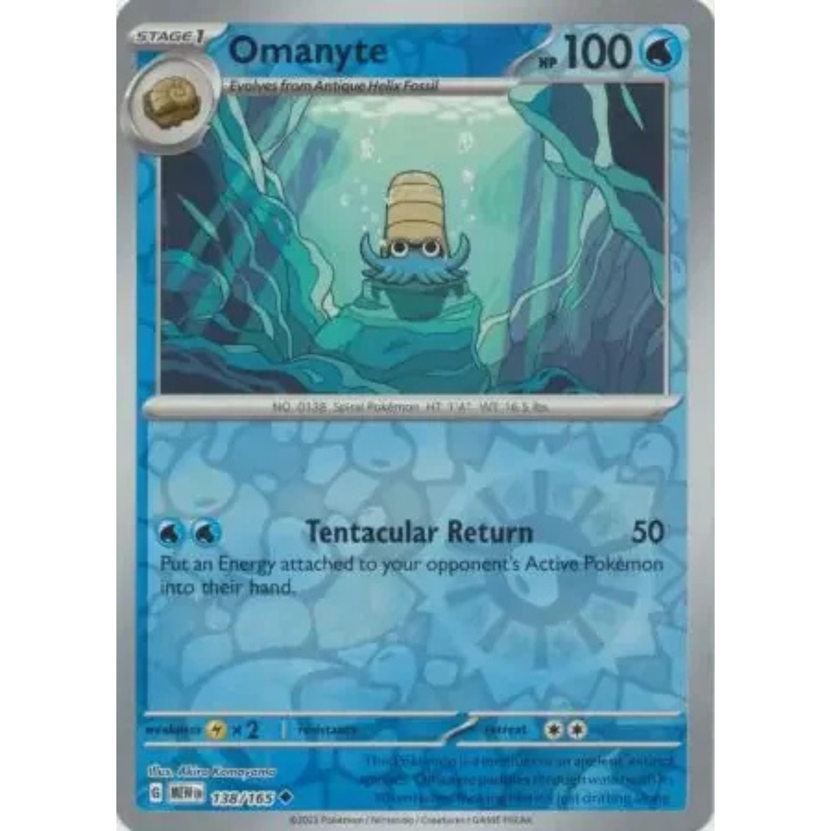 MEW 138 - Omanyte Reverse