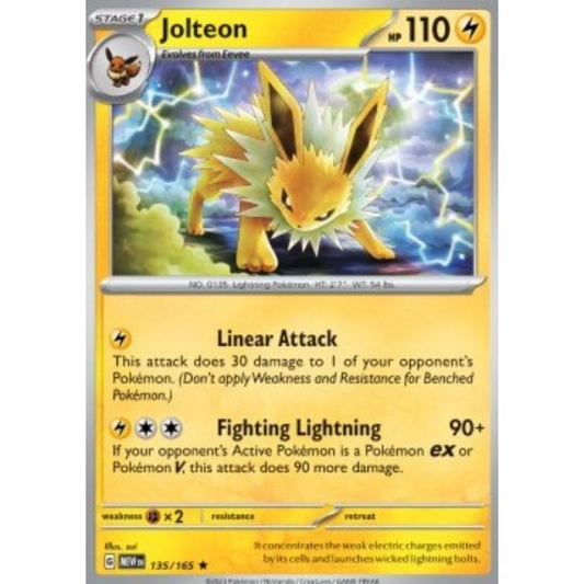 MEW 135 - Jolteon Holo