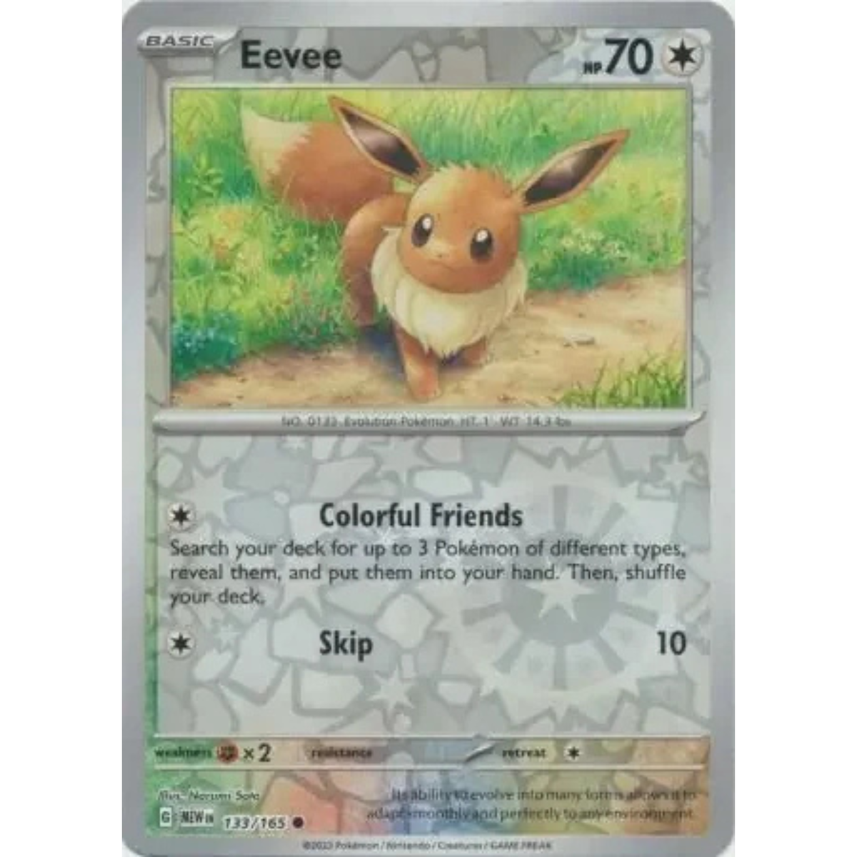 MEW 133 - Eevee Reverse