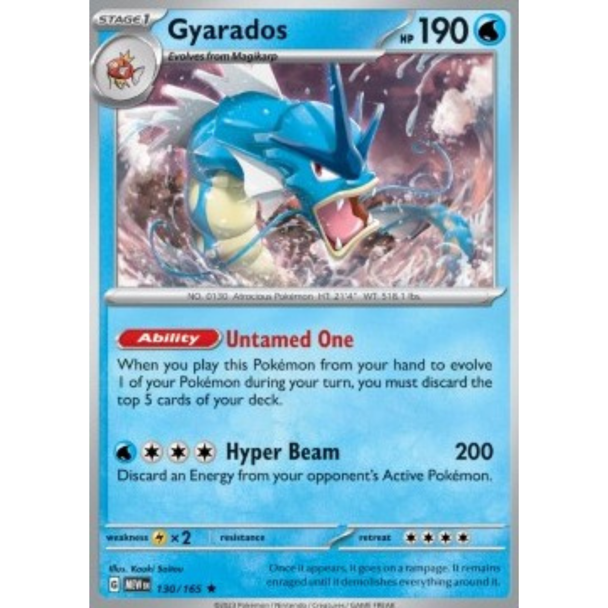 MEW 130 - Gyarados Holo