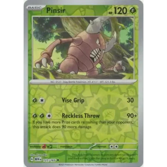 MEW 127 - Pinsir Reverse