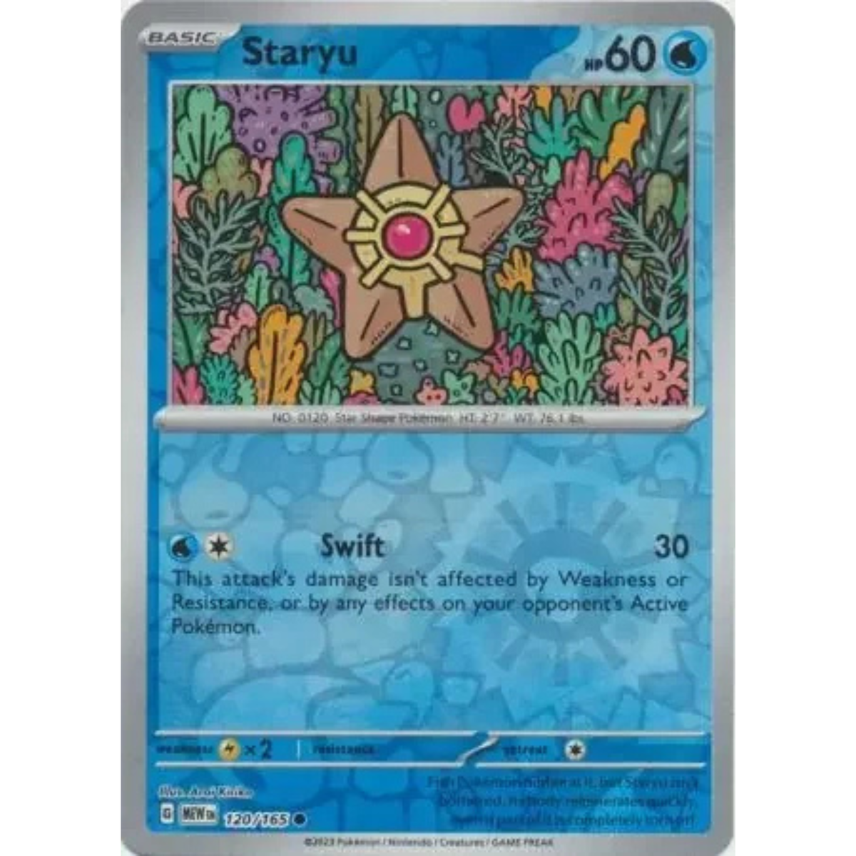 MEW 120 - Staryu Reverse