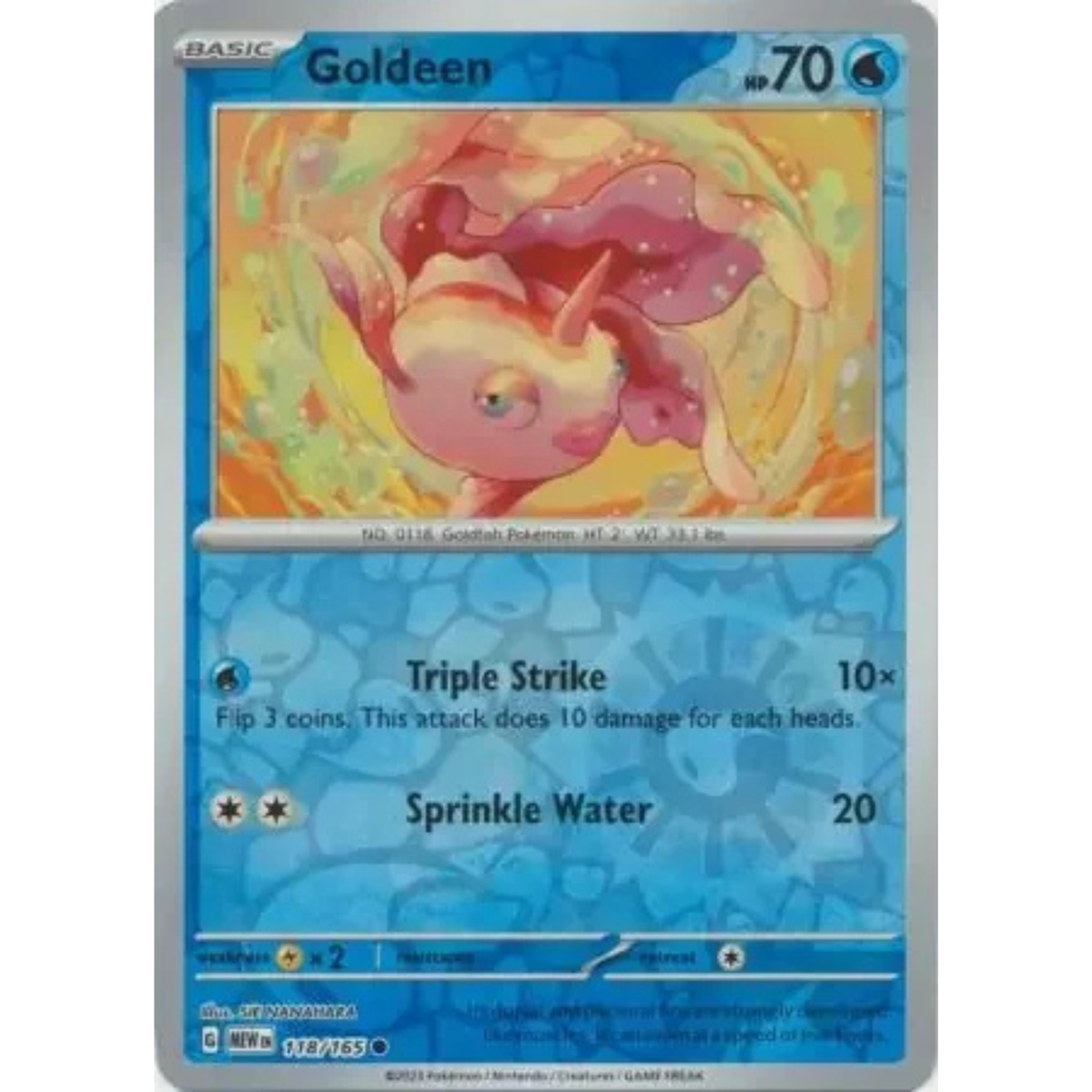 MEW 118 - Goldeen Reverse