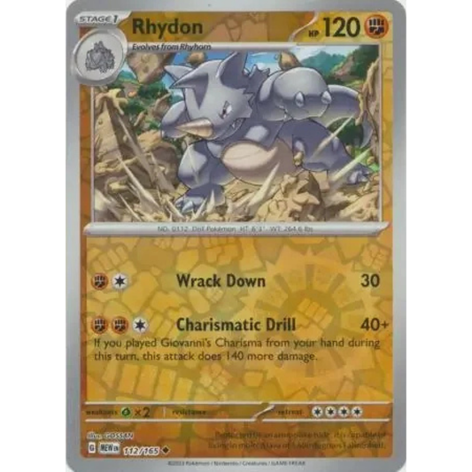 MEW 112 - Rhydon Reverse