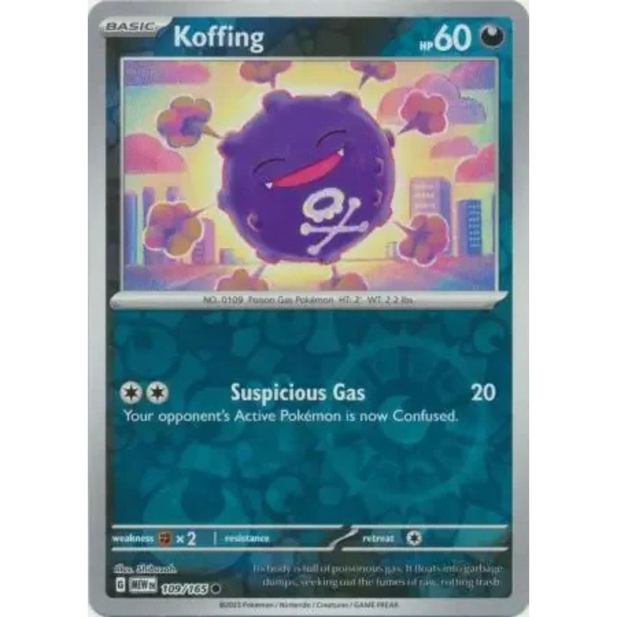 MEW 109 - Koffing Reverse