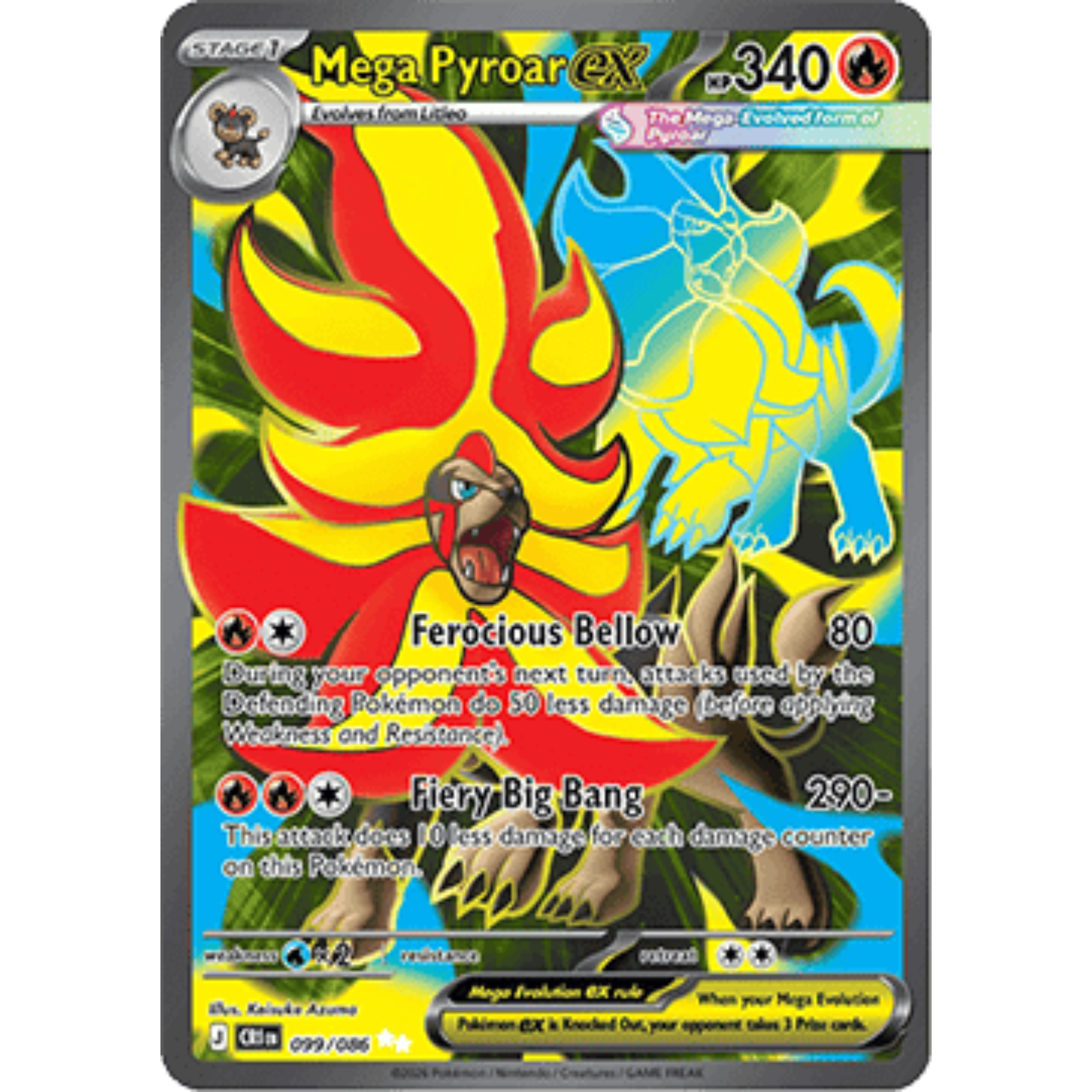 CRI 099 - Mega Pyroar ex