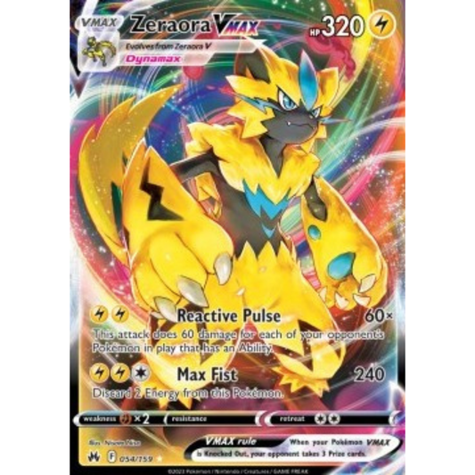 CRZ 054 - Zeraora VMAX